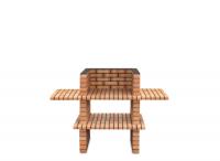 Ref. 261 - 150 cm x 57 cm x 115 cm, LxAxA | Parrilla 60 cm x 40 cm, LxA | 315 kg